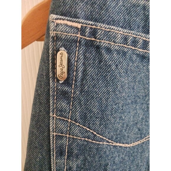 Pepe Jeans London Vintage shorts sz 28 Blue Denim Deluxe Classics Bermuda Style - Picture 11 of 13